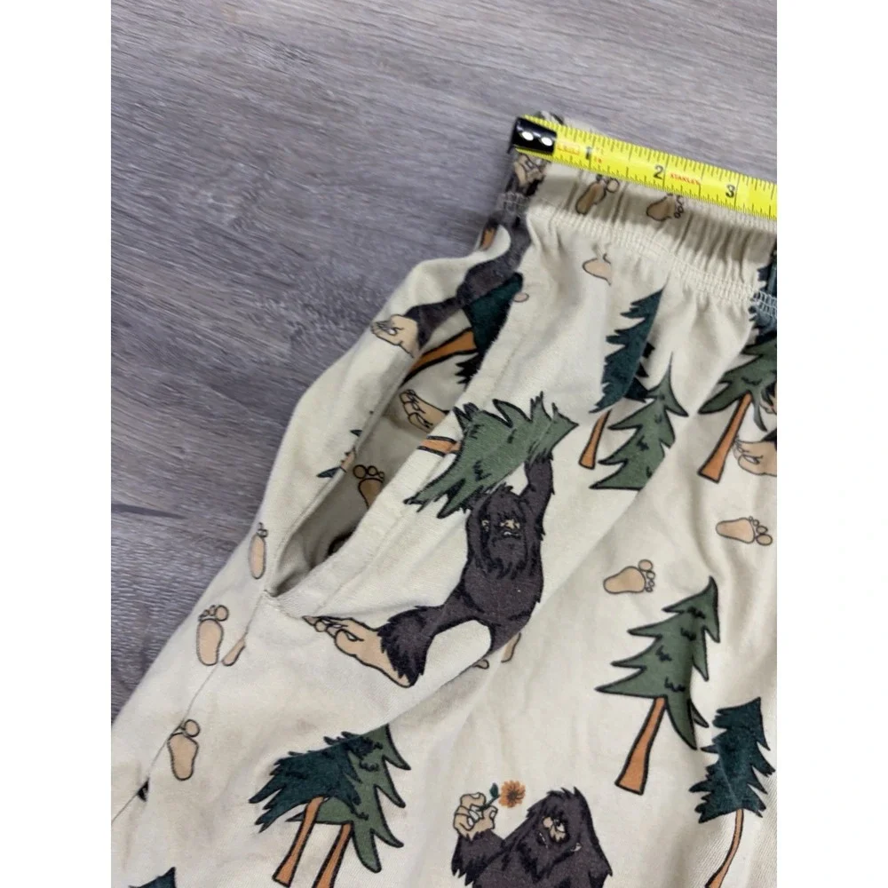 Lazy One Sasquatch Pajama Lounge Pants Unisex Size Small